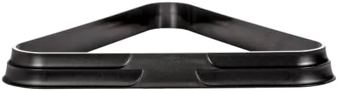 mizerak pool ball triangle rack regulation size durable black plastic perfect for 8 ball or 9 ball pool tables