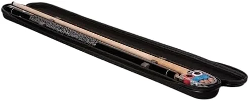 mizerak pool cue case set 57 2 piece hardwood stick hard cue case extra tips chalk scuffer complete pool cue starter kit